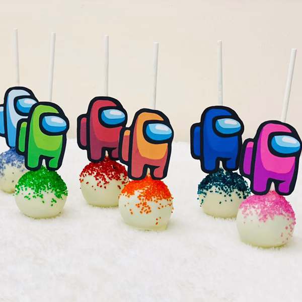 Among Us Cake Pops