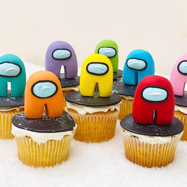 Among Us Cupcakes