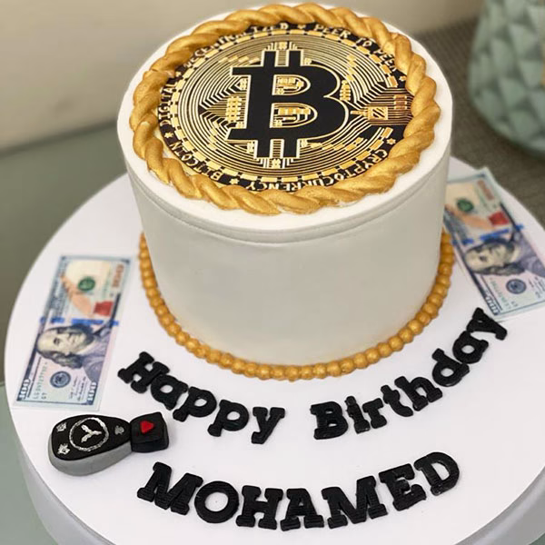 Bitcoin Cake - Fondant