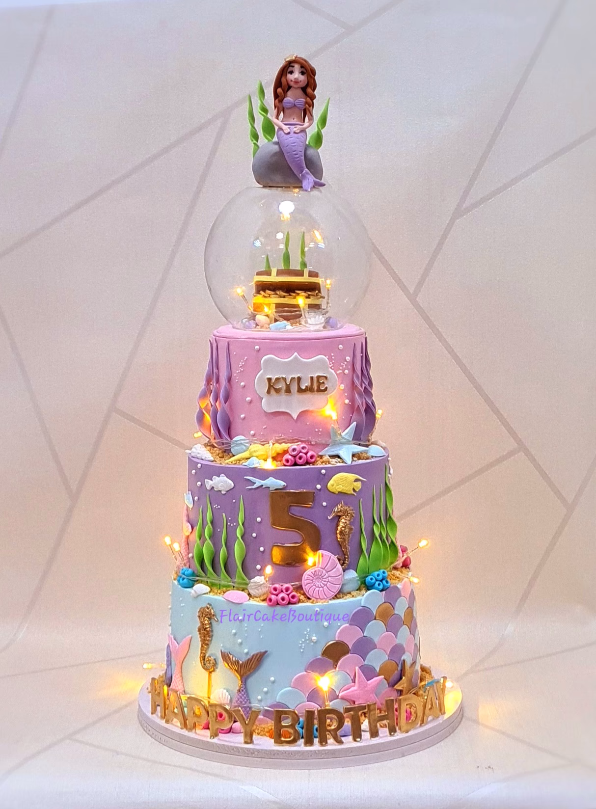 3-Tier Mermaid Cake 2