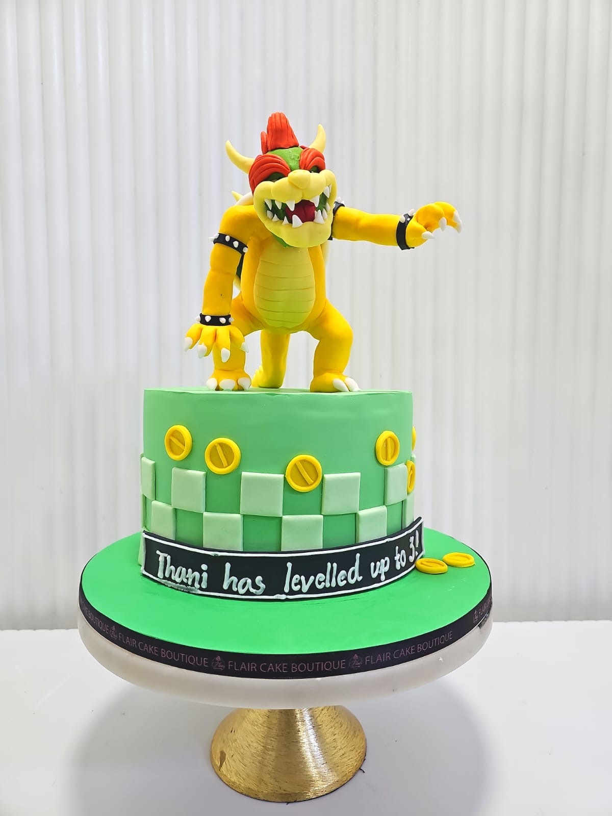 1-Tier Bowser Cake
