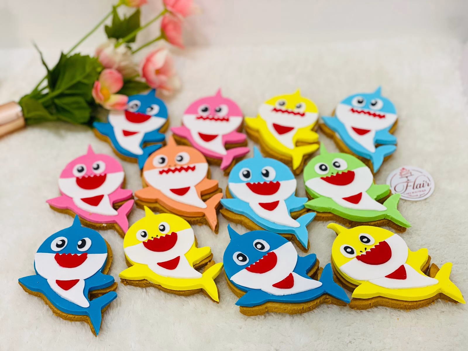Baby Shark Cookies