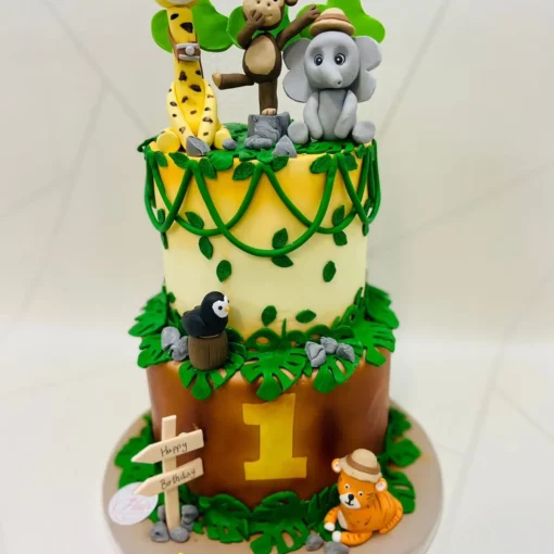 2-Tier Jungle Cake 3