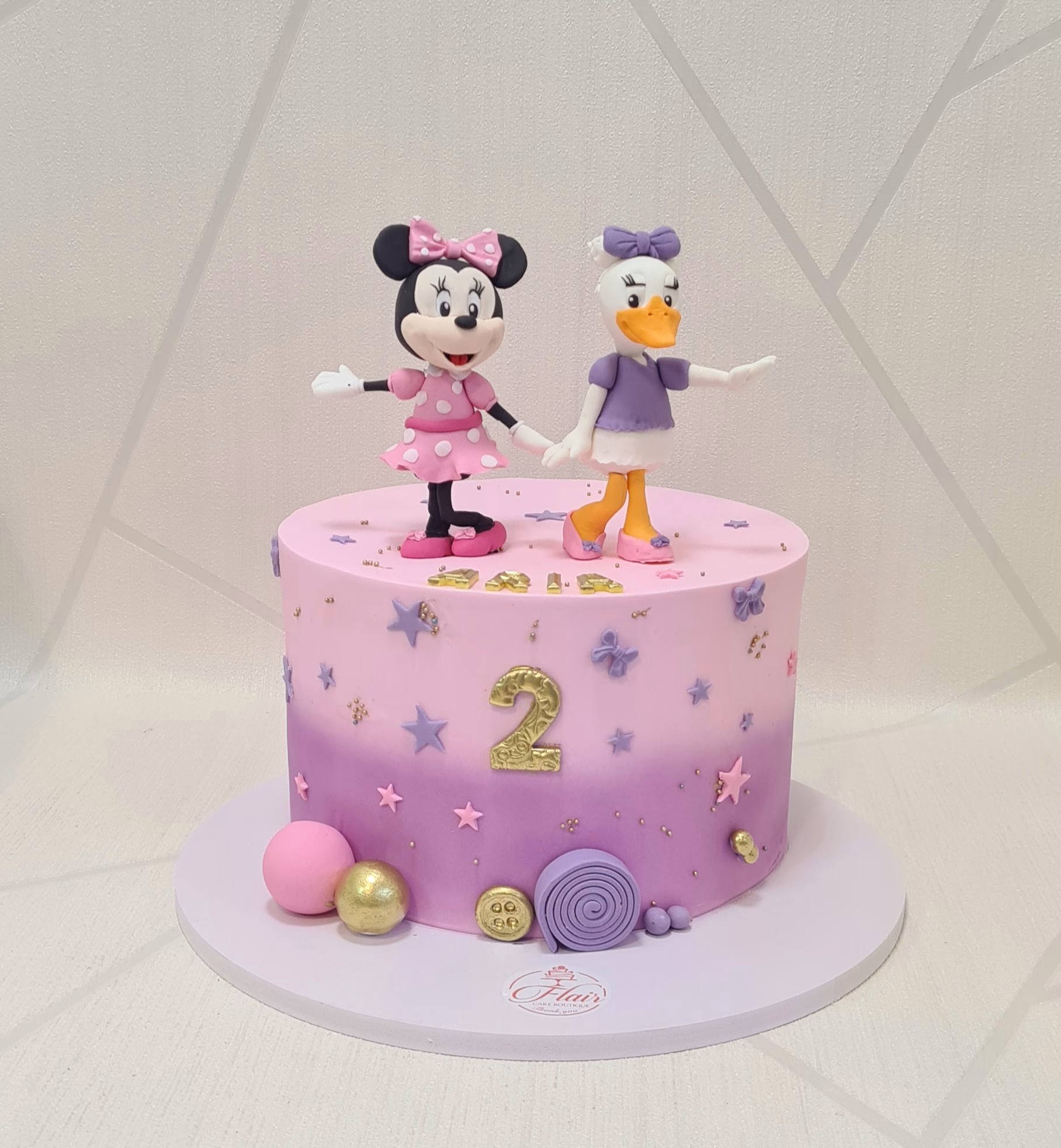 1-Tier Minnie Mouse Cake 2