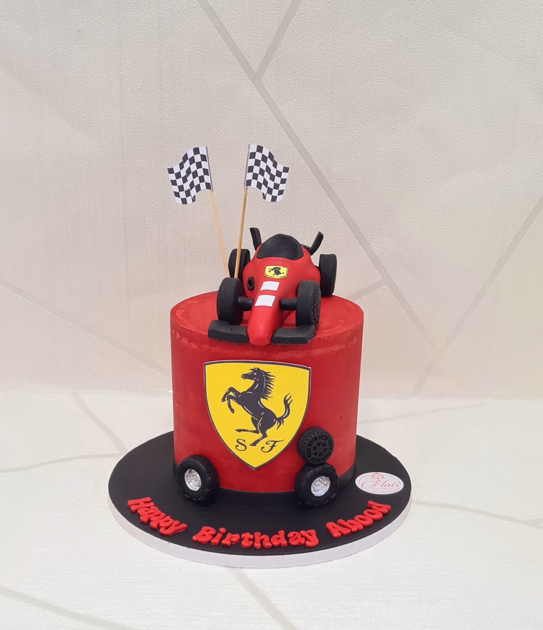 1-Tier Ferrari Cake 3