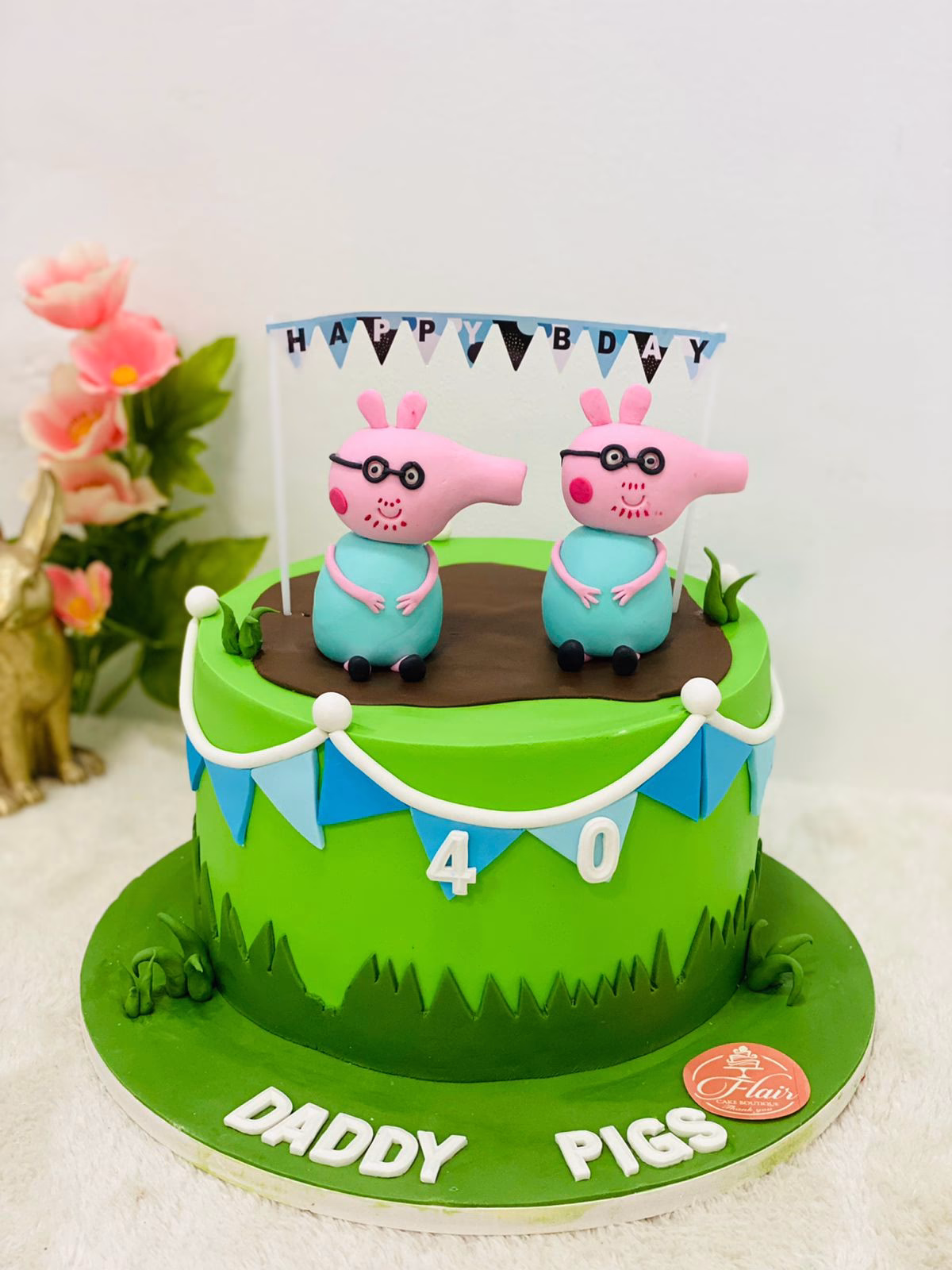 1-Tier Peppa Pig Cake 4