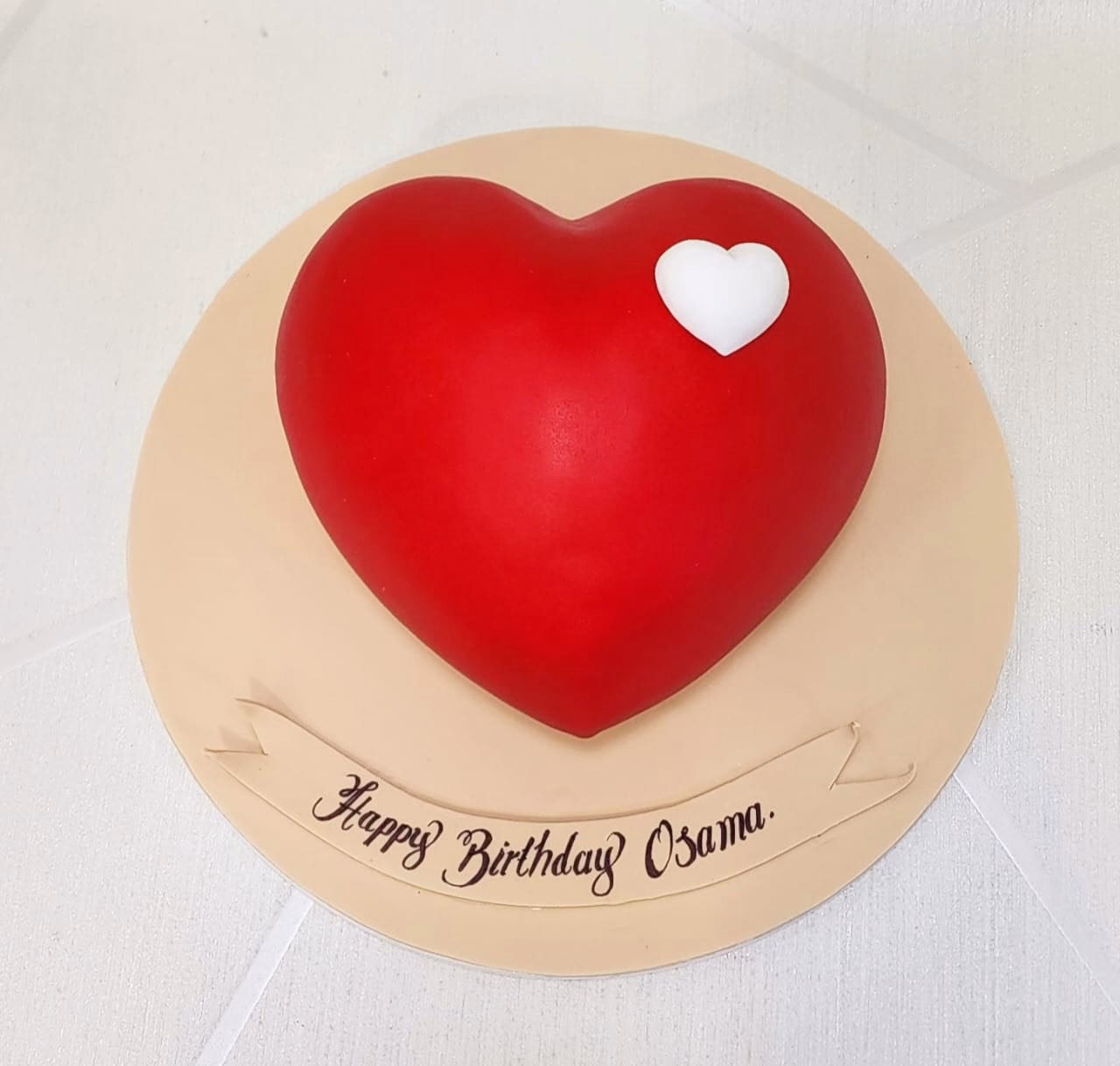 Alternative view of 3D Heart Cake