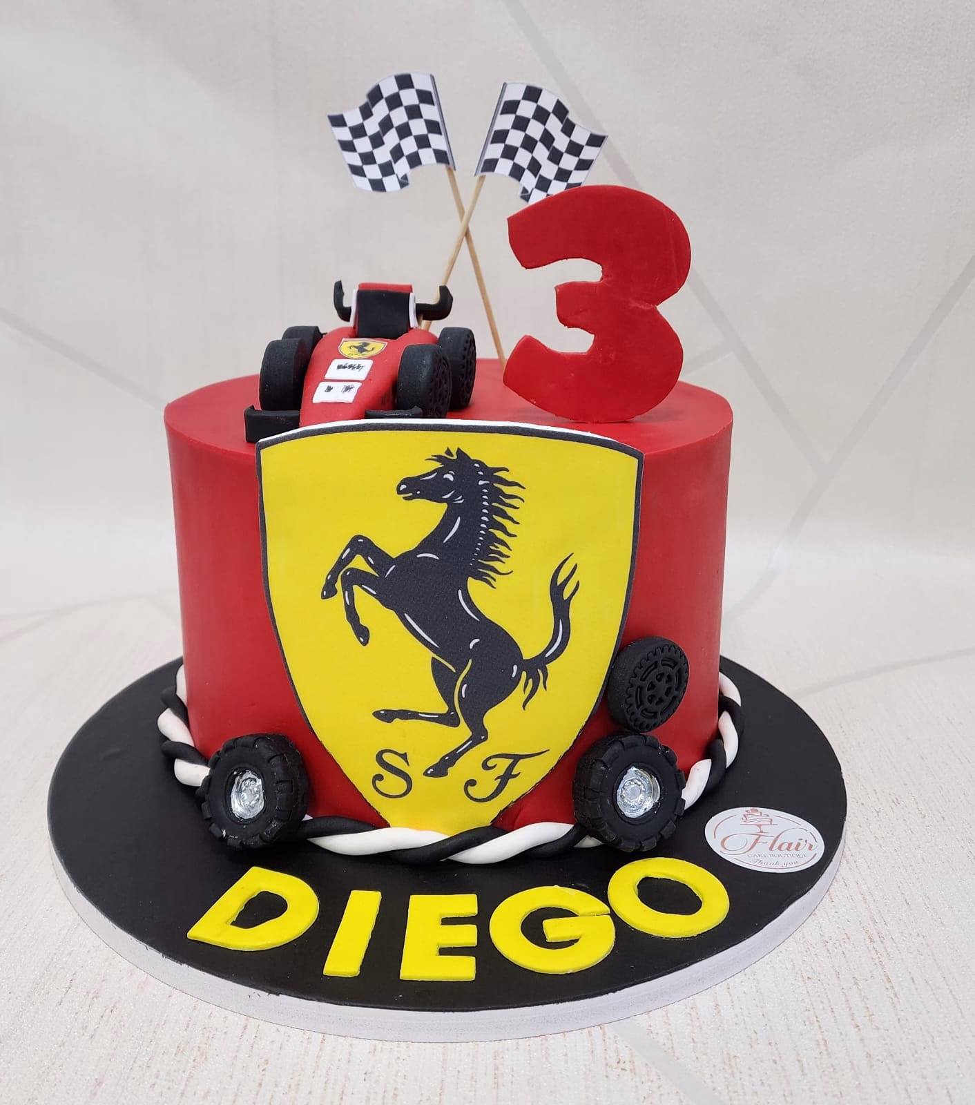 1-Tier Ferrari Cake 1