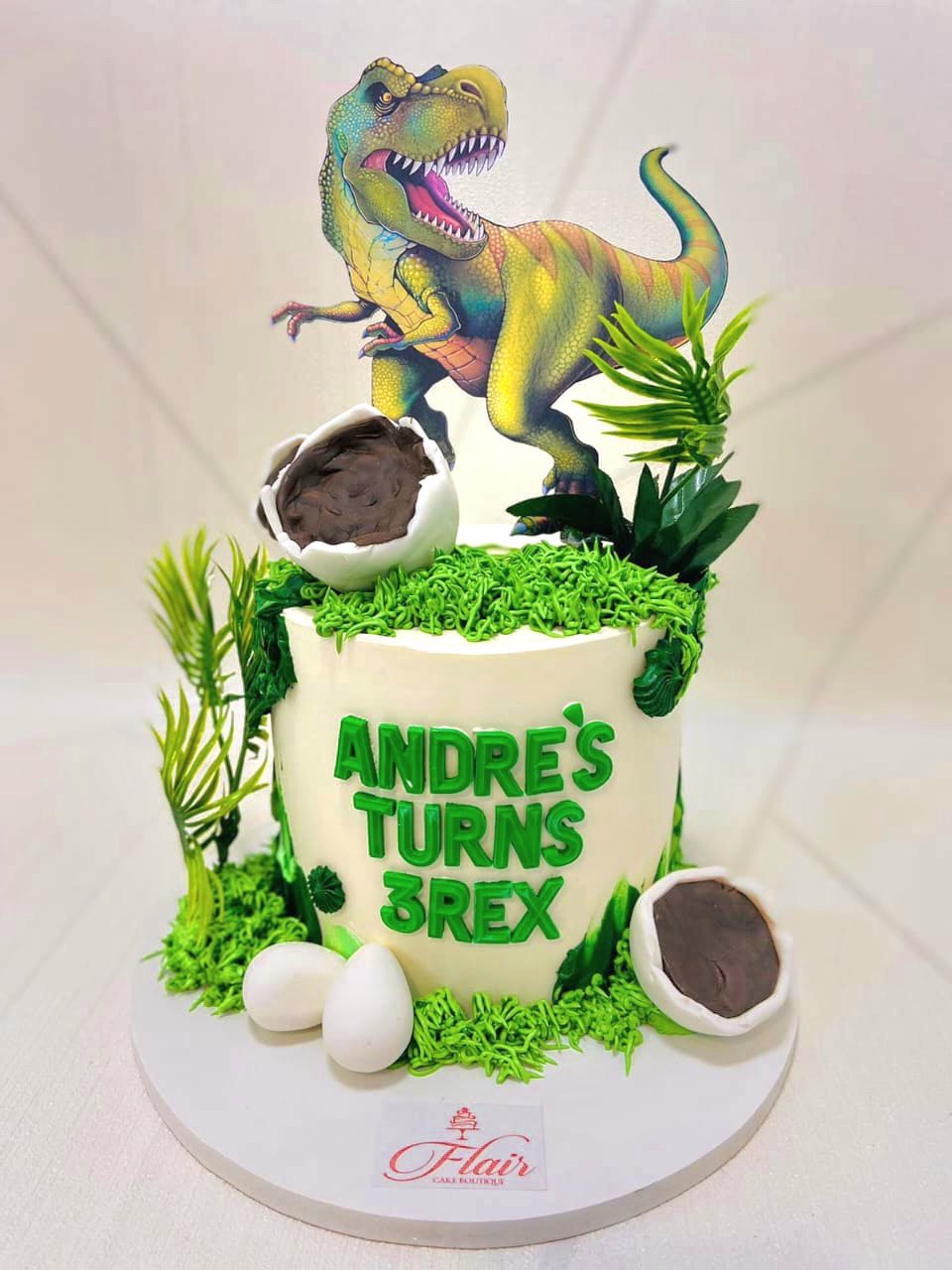 1-Tier Dinosaur Cake 1