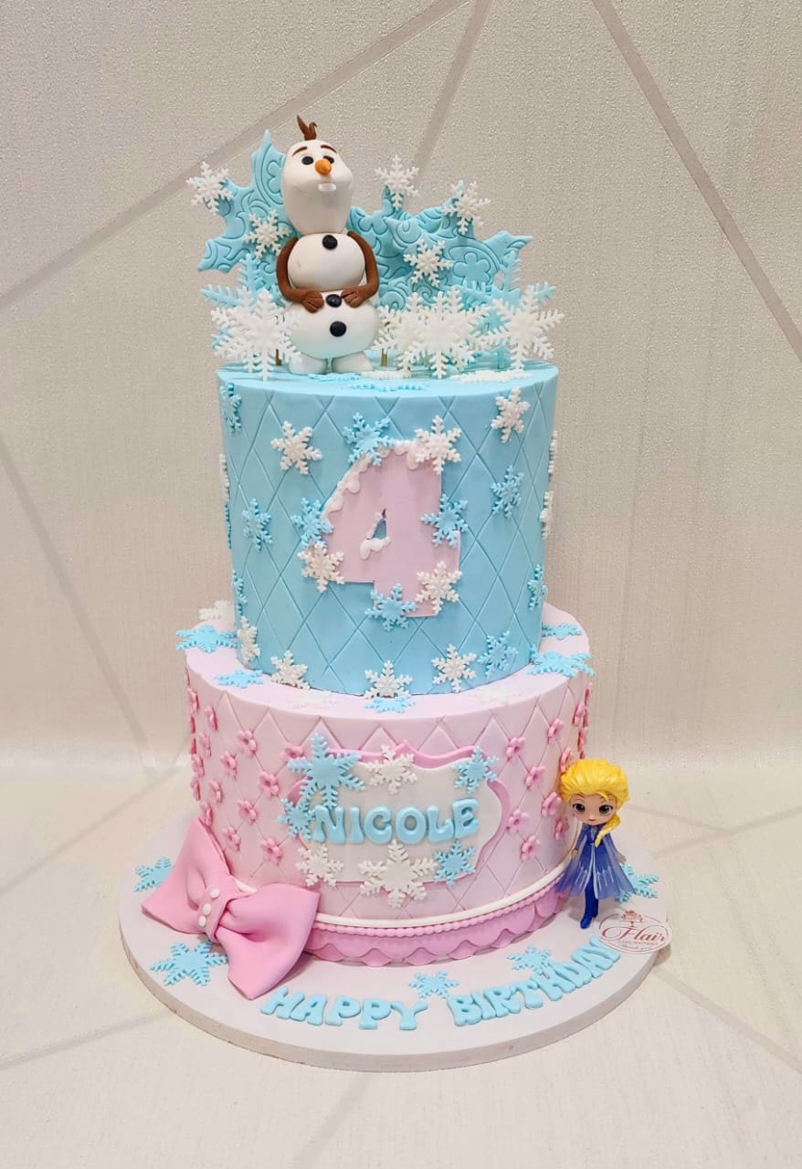 2-Tier Frozen Cake