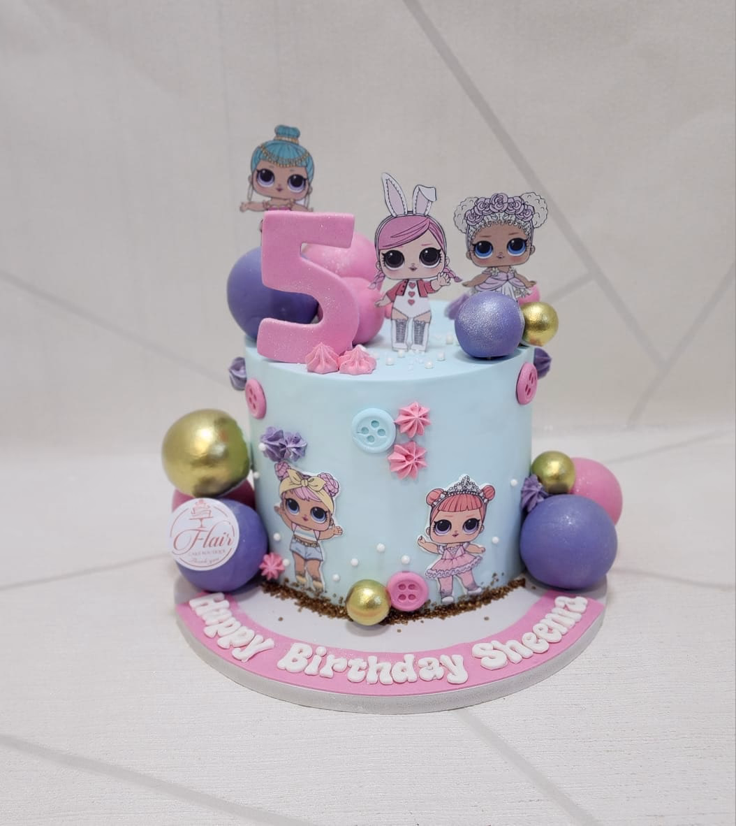 1-Tier Cute LOL Cake 1