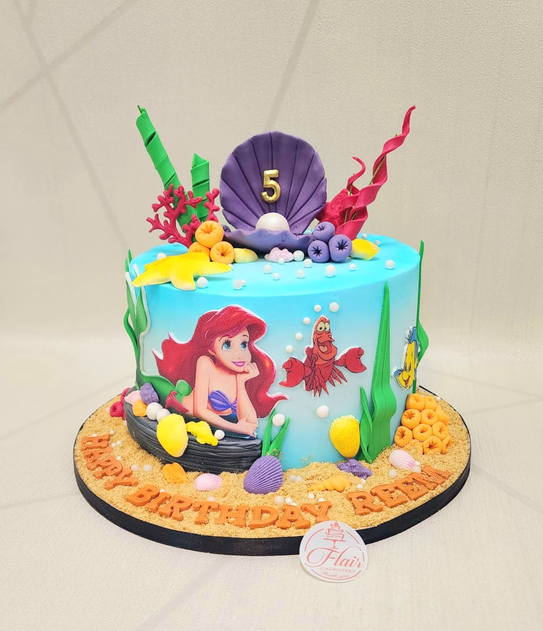 1-Tier Ariel Cake 1