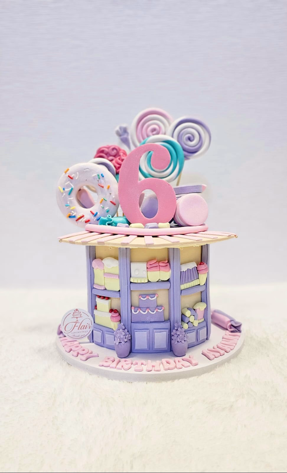 1-Tier Candy Land Shop Cake