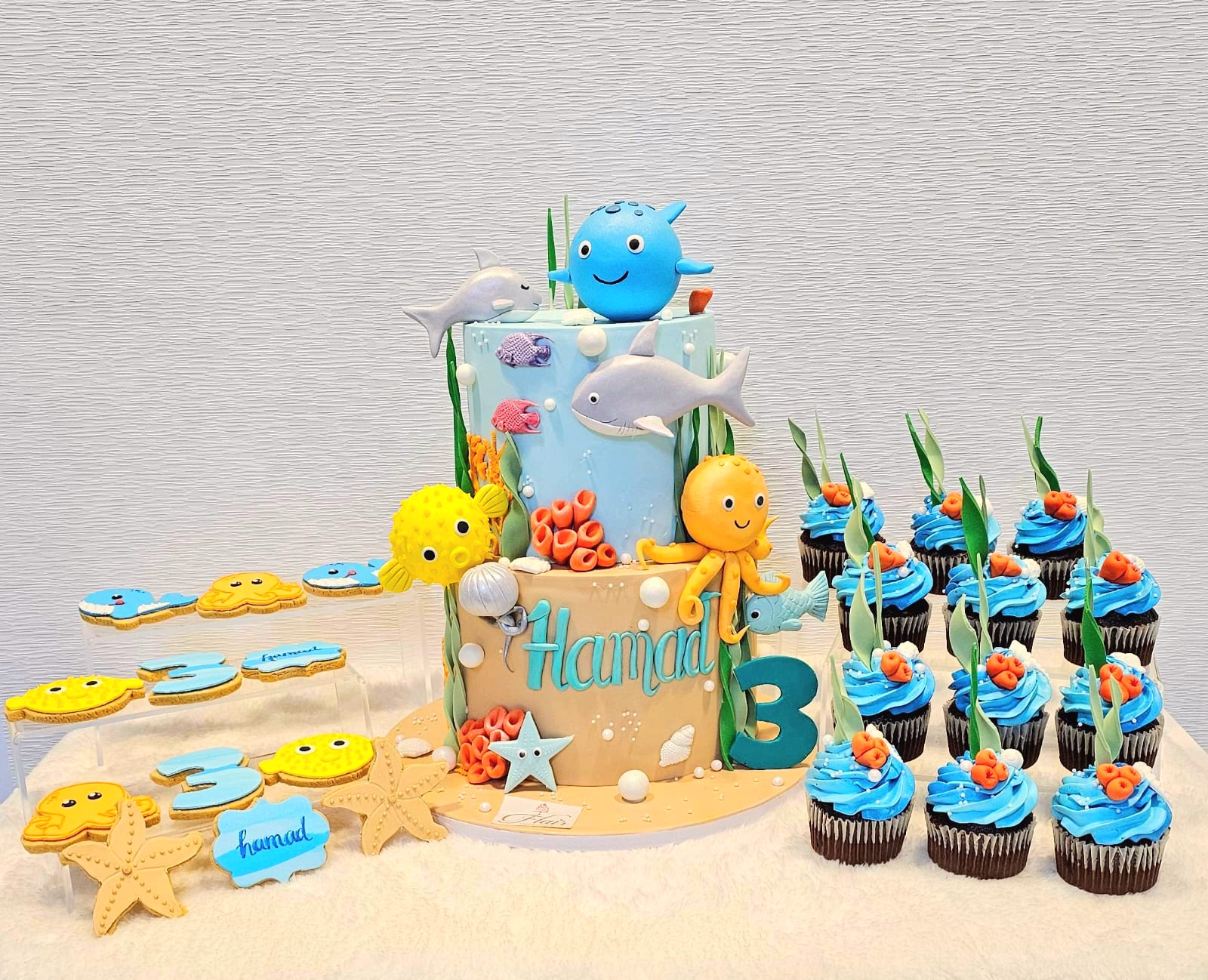 Under The Sea Birthday Themed Cake