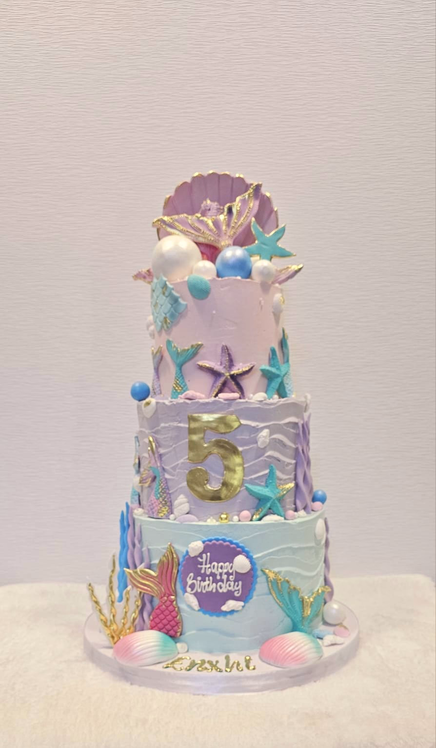 3-Tier Mermaid Cake 1