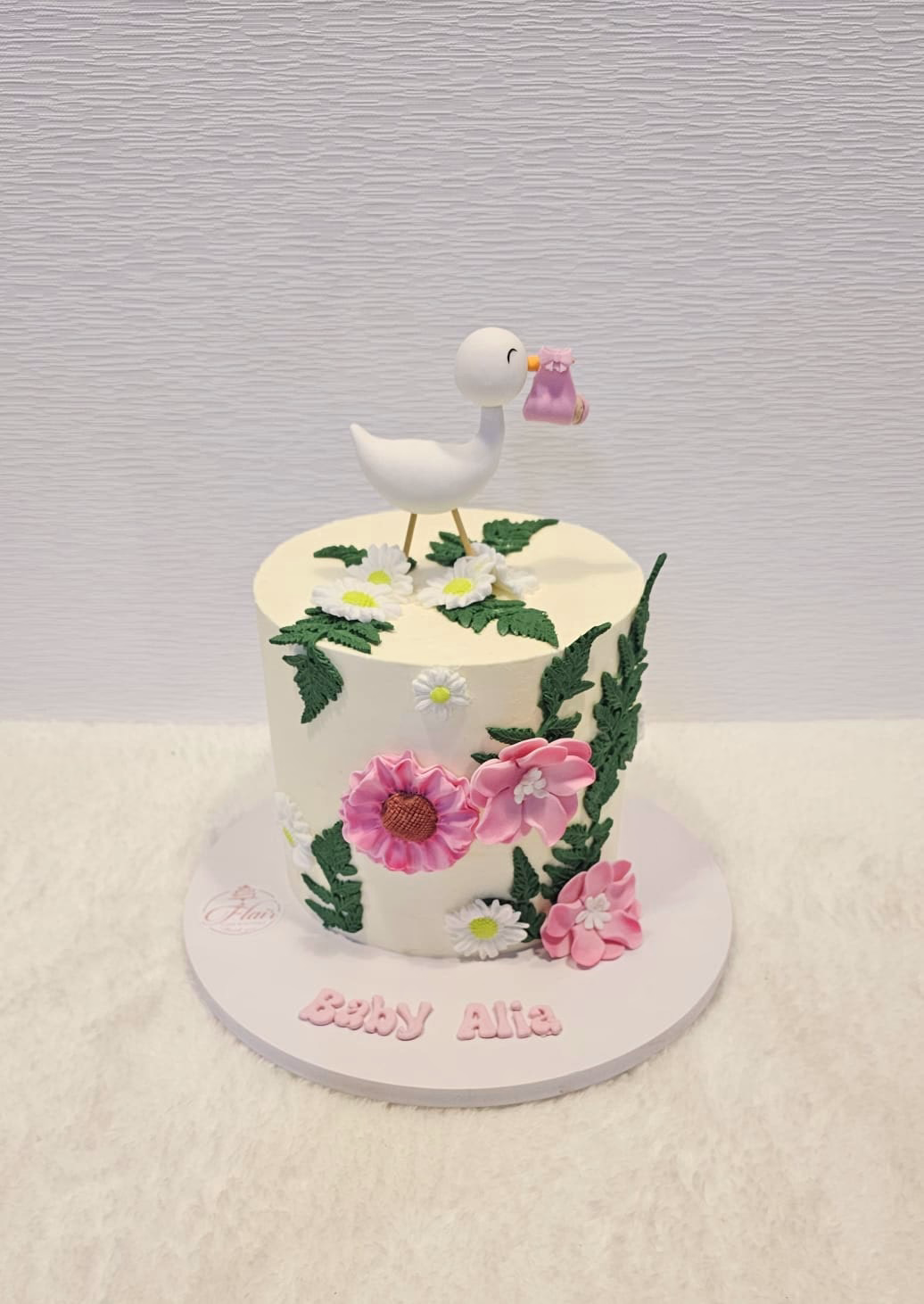 1-Tier Stalk Baby Cake