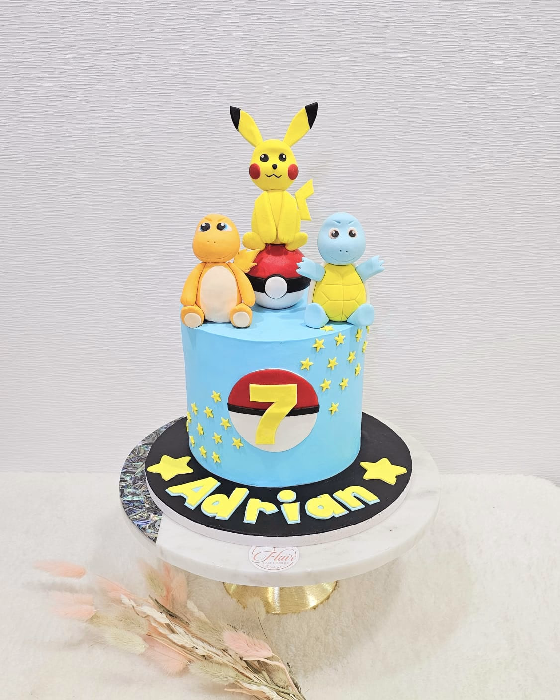 1-Tier Pokemon Cake 2