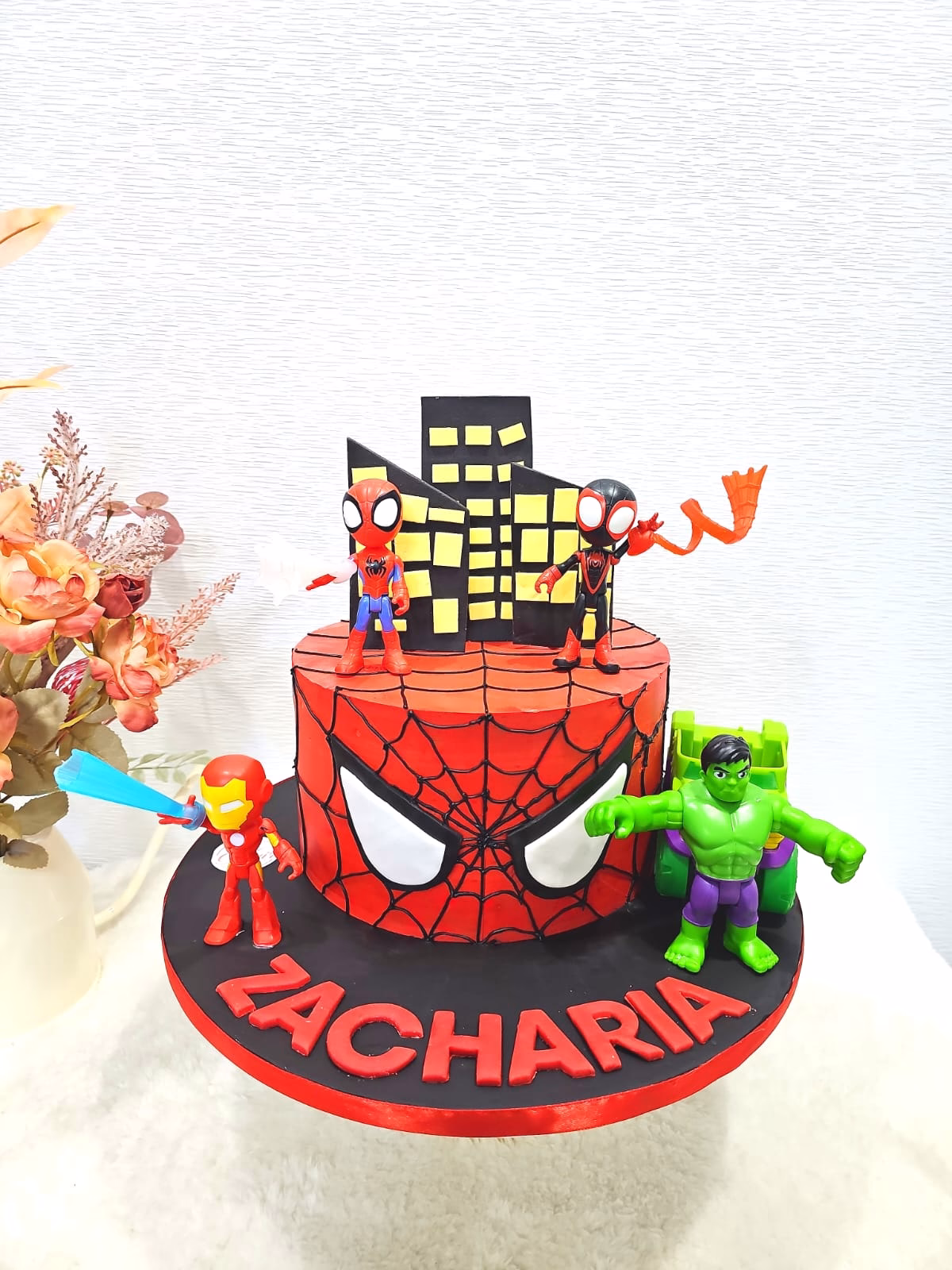 1-Tier Marvel Cake