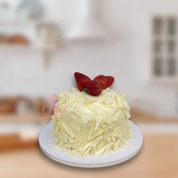 Vanilla & Strawberry Lava Cake