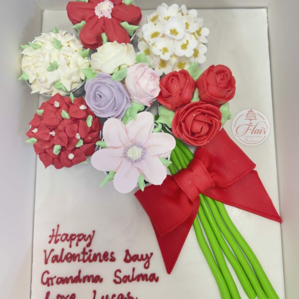Flowers Bouquet Cupcakes 1