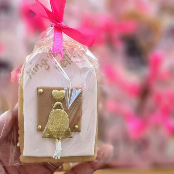 Ring That Bell Cookie - Breast Cancer Awareness