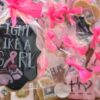 Fight Like A Girl Cookie - Breast Cancer Awareness