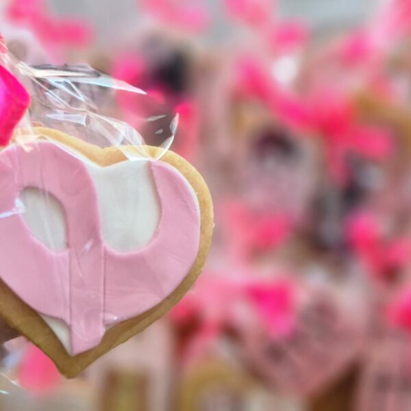 Ribbon Cookie - Breast Cancer Awareness