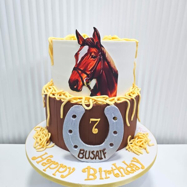 2-Tier Horse Cake