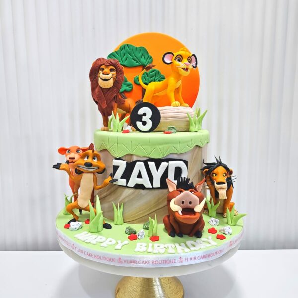 1-Tier Lion King Cake