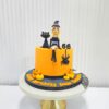 1-Tier Halloween Witch Cake
