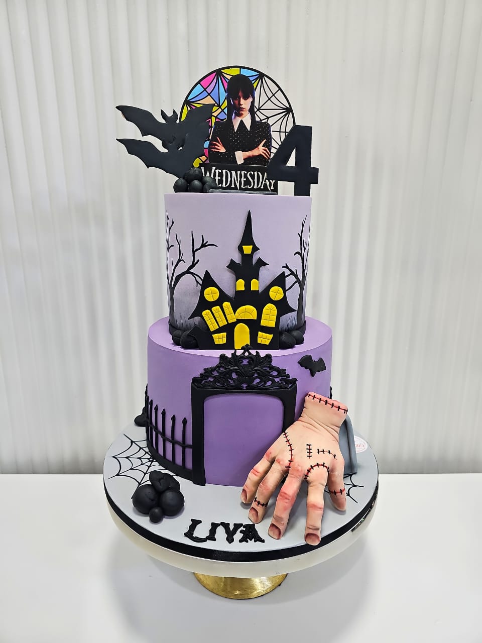 1-Tier Wednesday Cake