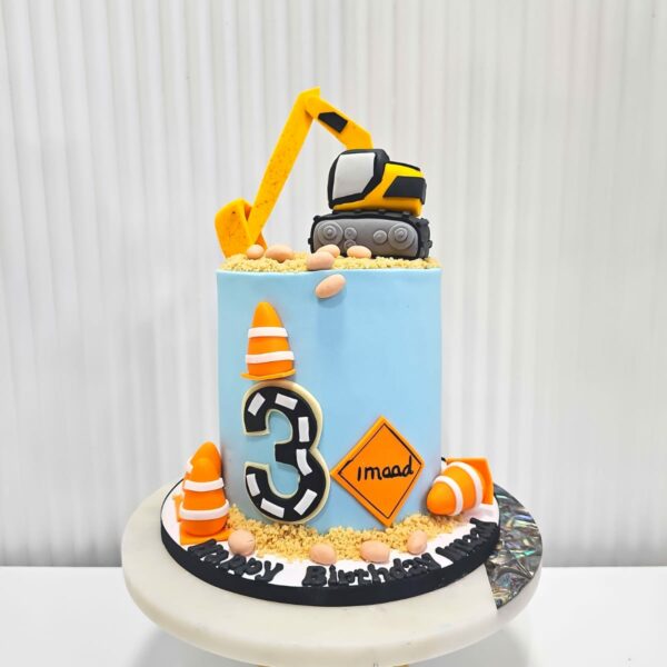 1-Tier Construction Cake 4