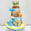 2-Tier Cute Dinosaur Cake
