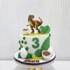 1-Tier Dinosaur Cake 2