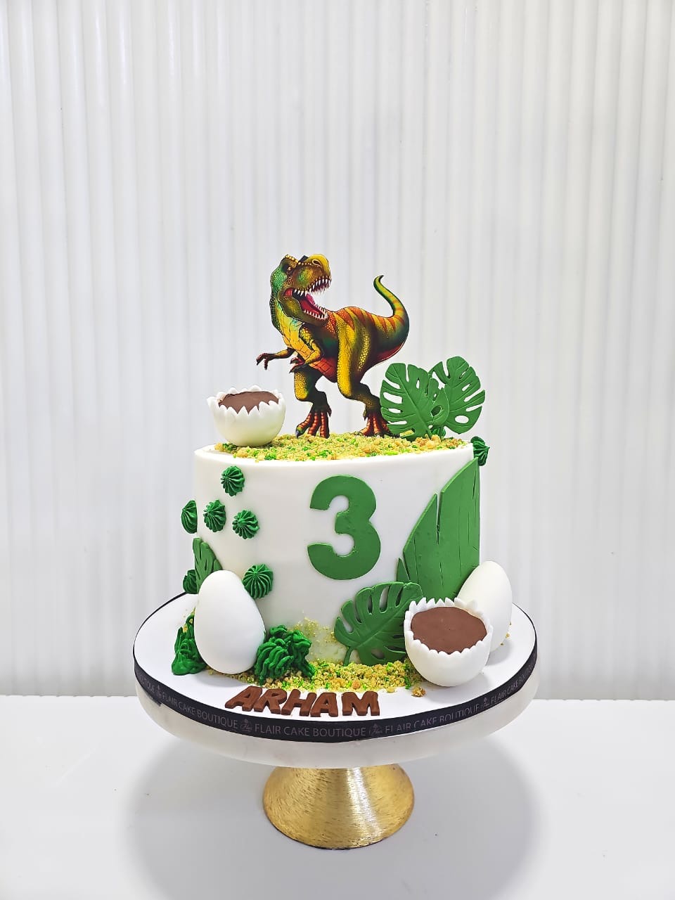1-Tier Dinosaur Cake 2