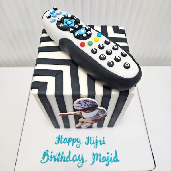 Alternative view of 3D Remote Control Cake