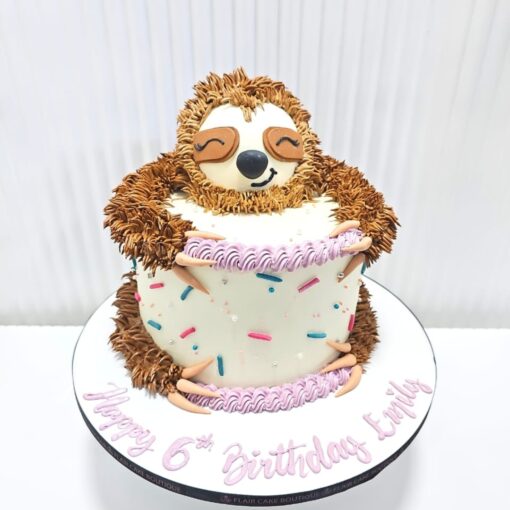 3D Sloth Cake